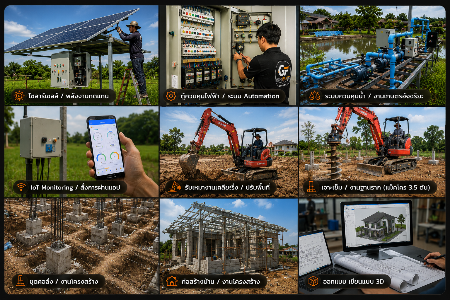 บริการวิศวกรรมและงานระบบของ GearForge
